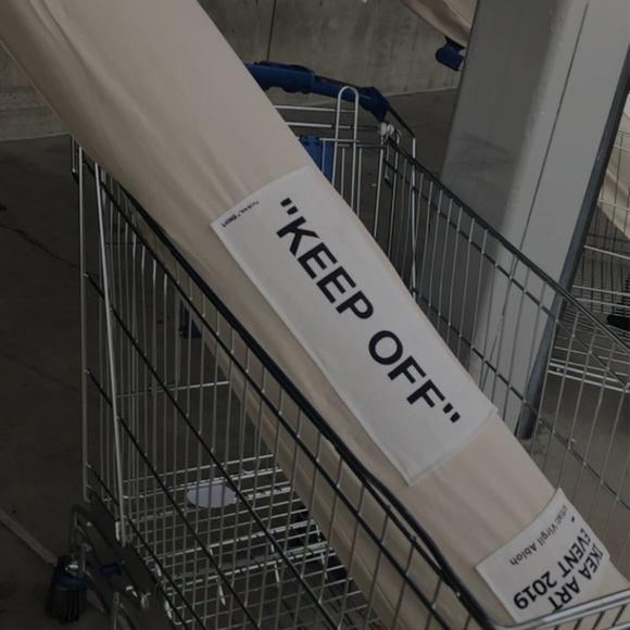 OFF-WHITE x IKEA ART EVENT “KEEP OFF” RUG - Picture 4 of 4